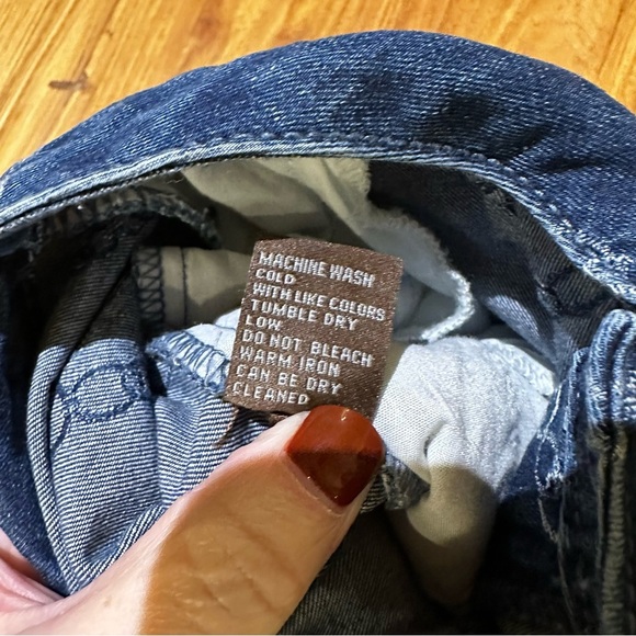 J.McLaughlin Women’s Everly Bashford Chain Wide Leg Jean Blue Trouser Style 4 - Picture 5 of 14